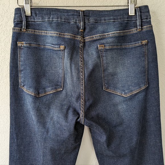 Frame Denim Le Crop Mini Boot Sidewinder Dark Wash Size 30 - Picture 4 of 15